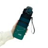 The popular gradient frosted plastic direct drinking water cup is a portable bouncy lid bag for students' outdoor fitness with a filter screen and a high level of appearance Item Picture